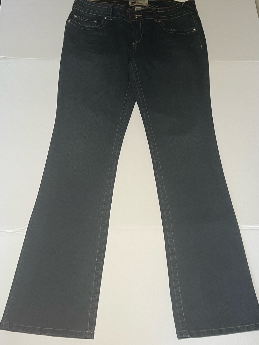 YMI Jeans USA Y2K Dark Wash Bootcut Flare Jeans Size 13